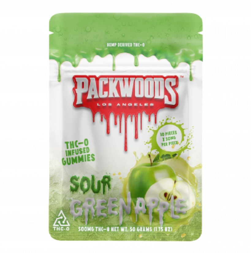 Packwoods gummies sour apple