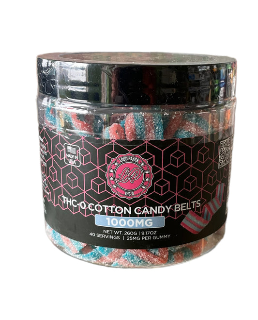 THC-O COTTON CANDY BELTS 1000 MG