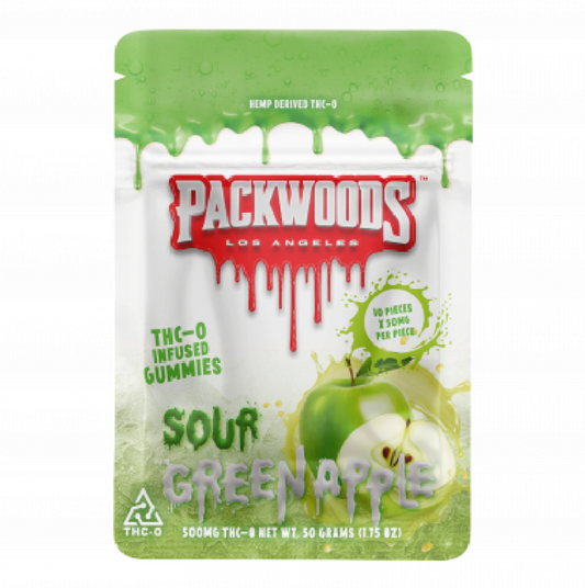 Packwoods gummies sour apple