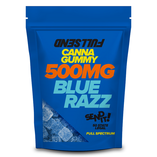 blue razz canna CBD gummies