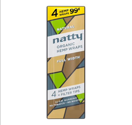 Natty organic hemp wrap